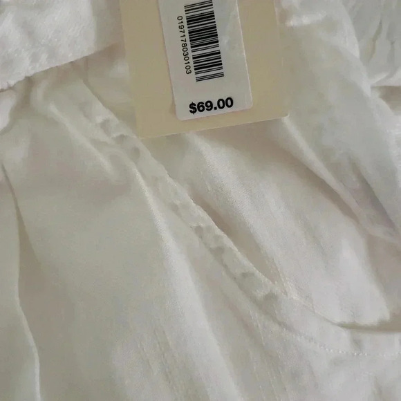 White Pockets Cruise Slip-On Plus 1XL Coastal Resort Lyocell Festival Travel NWT - Picture 5 of 8